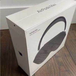 Air pods max black brand new in box.